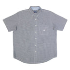 CHAPS Mens Shirt Black Check L