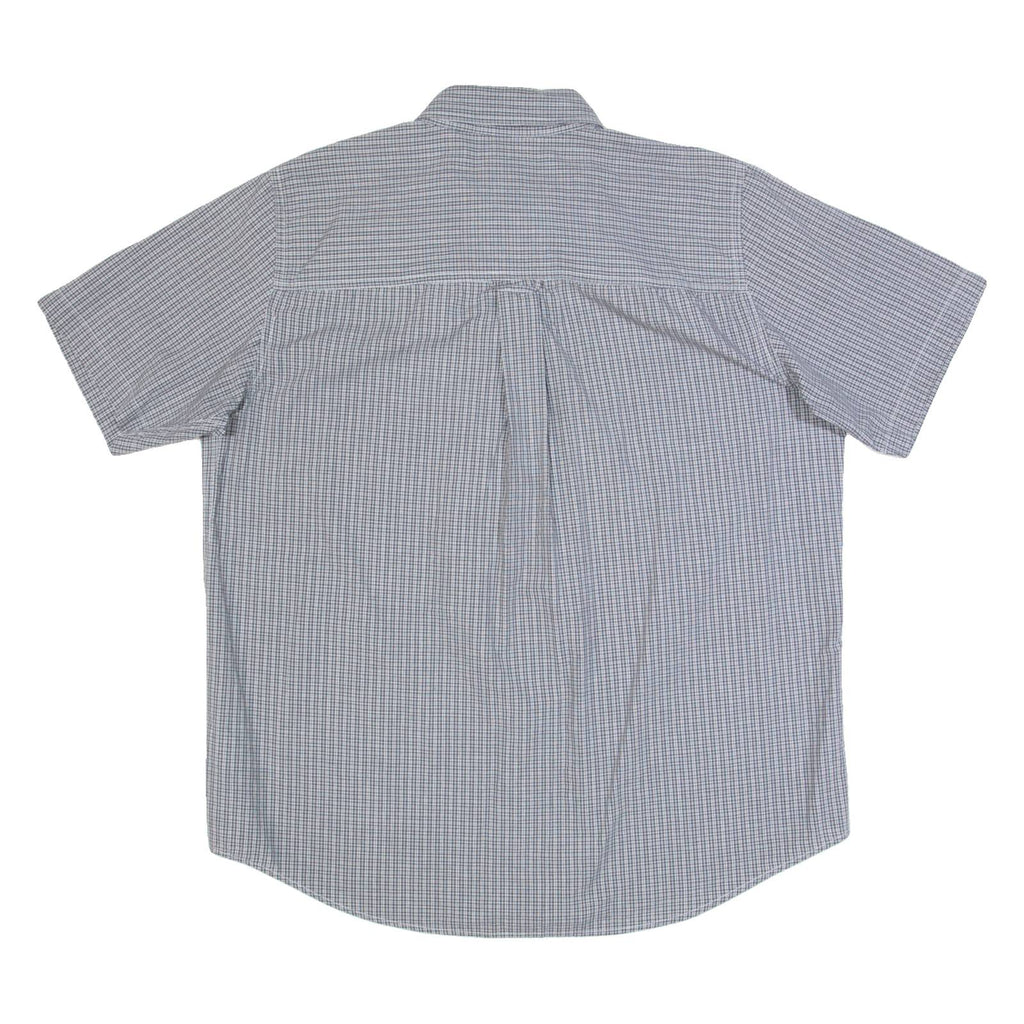CHAPS Mens Shirt Black Check L
