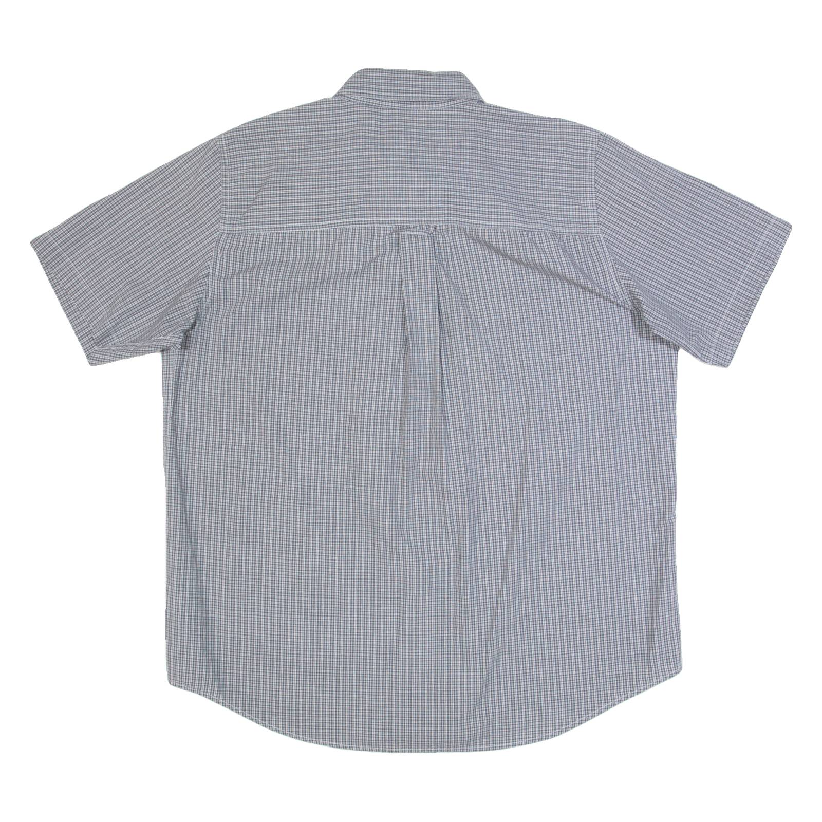 CHAPS Mens Shirt Black Check L