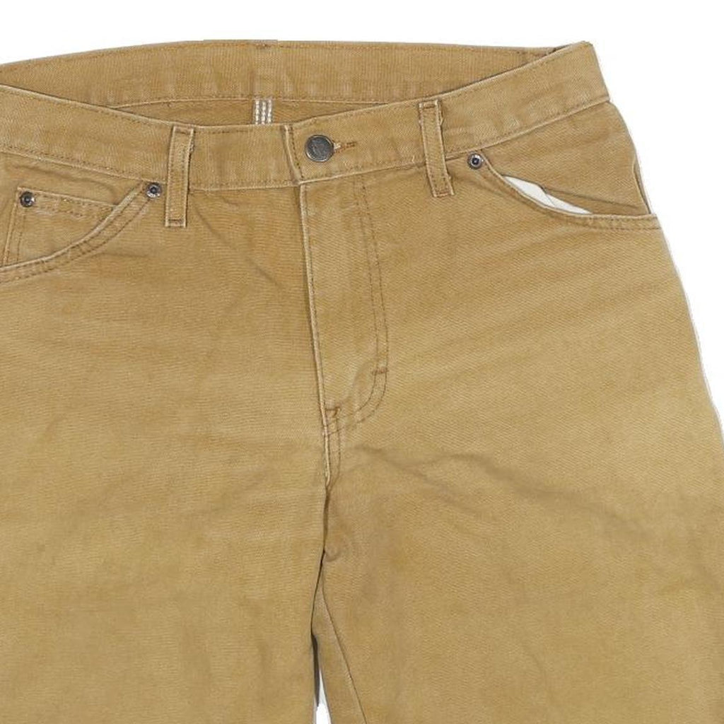 DICKIES Mens Shorts Beige Casual Cotton Blend L W30 Workwear Style