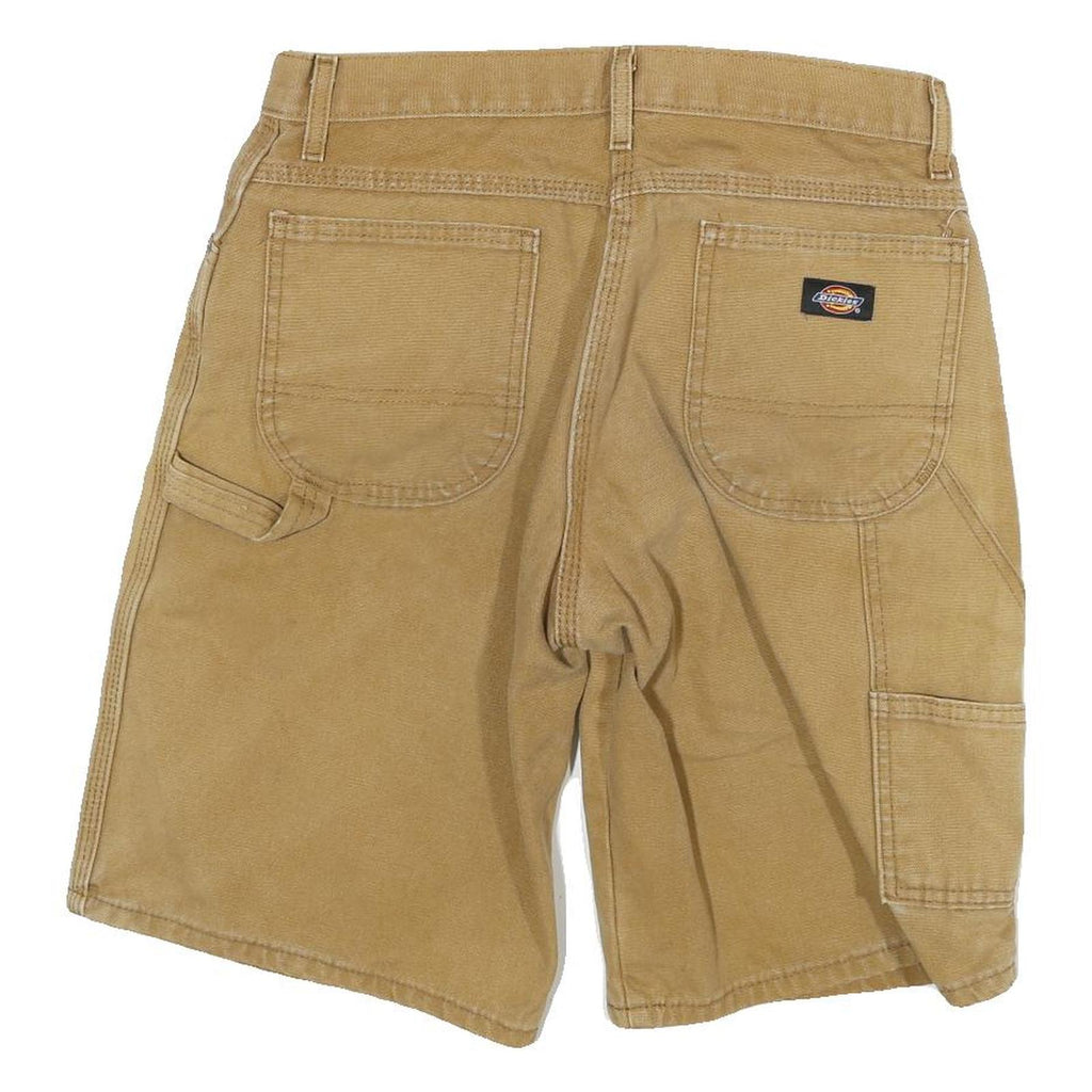 DICKIES Mens Shorts Beige Casual Cotton Blend L W30 Workwear Style