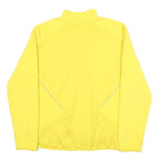 NIKE Womens Yellow Plain Pullover Jumper Crew Neck Basic Knit Size L Sportswear