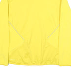 NIKE Womens Yellow Plain Pullover Jumper Crew Neck Basic Knit Size L Sportswear