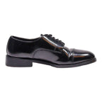 NUNN BUSH Derby Shoes Black Leather Mens UK 7.5