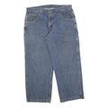 CARHARTT Mens Jeans Blue Relaxed Straight Denim Medium W36 L30 Workwear