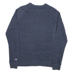 CHAMPION Mens Blue Crew Neck S Cotton Blend Pullover Trainer Jumper
