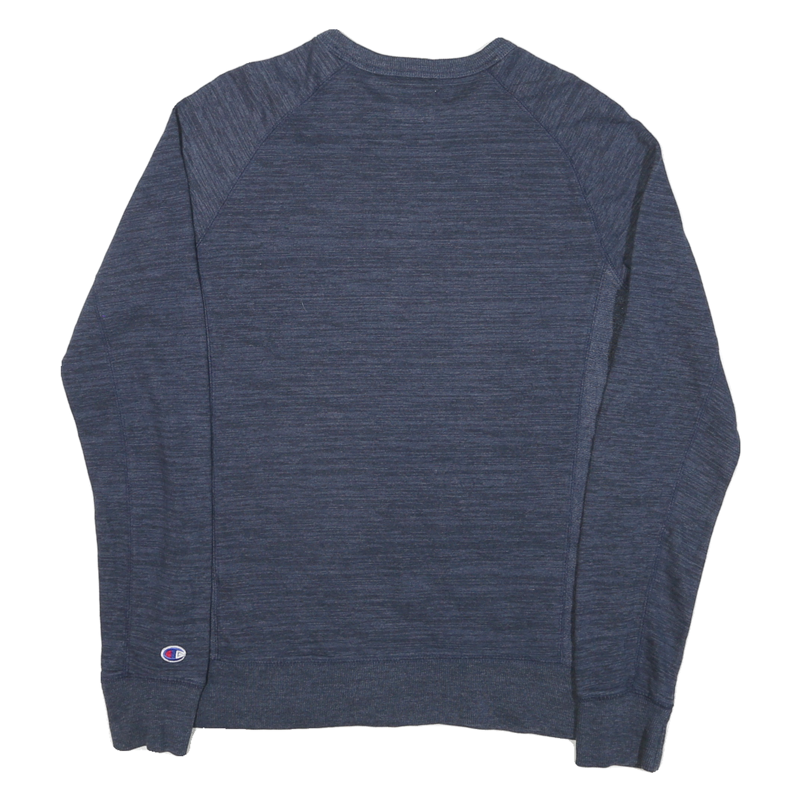 CHAMPION Mens Blue Crew Neck S Cotton Blend Pullover Trainer Jumper