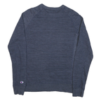 CHAMPION Mens Blue Crew Neck S Cotton Blend Pullover Trainer Jumper