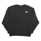 THE NORTH FACE Womens Black Sweatshirt XL Crew Neck Cotton Blend Outdoor Graphic