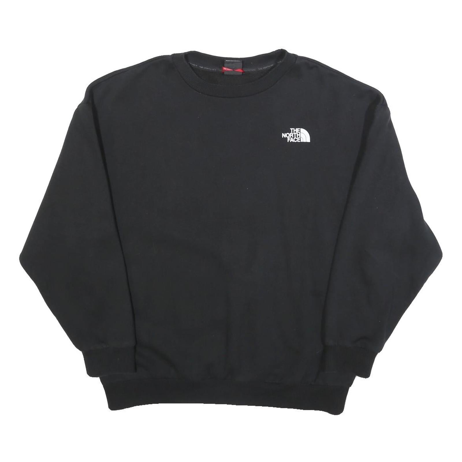 THE NORTH FACE Womens Black Sweatshirt XL Crew Neck Cotton Blend Outdoor Graphic