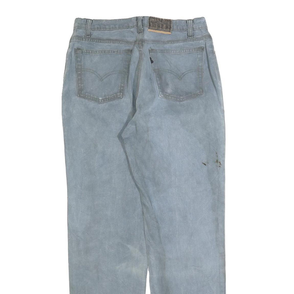 LEVI'S Mens Jeans Blue Regular Straight Denim Light W32 L34 Classic Cotton Blend