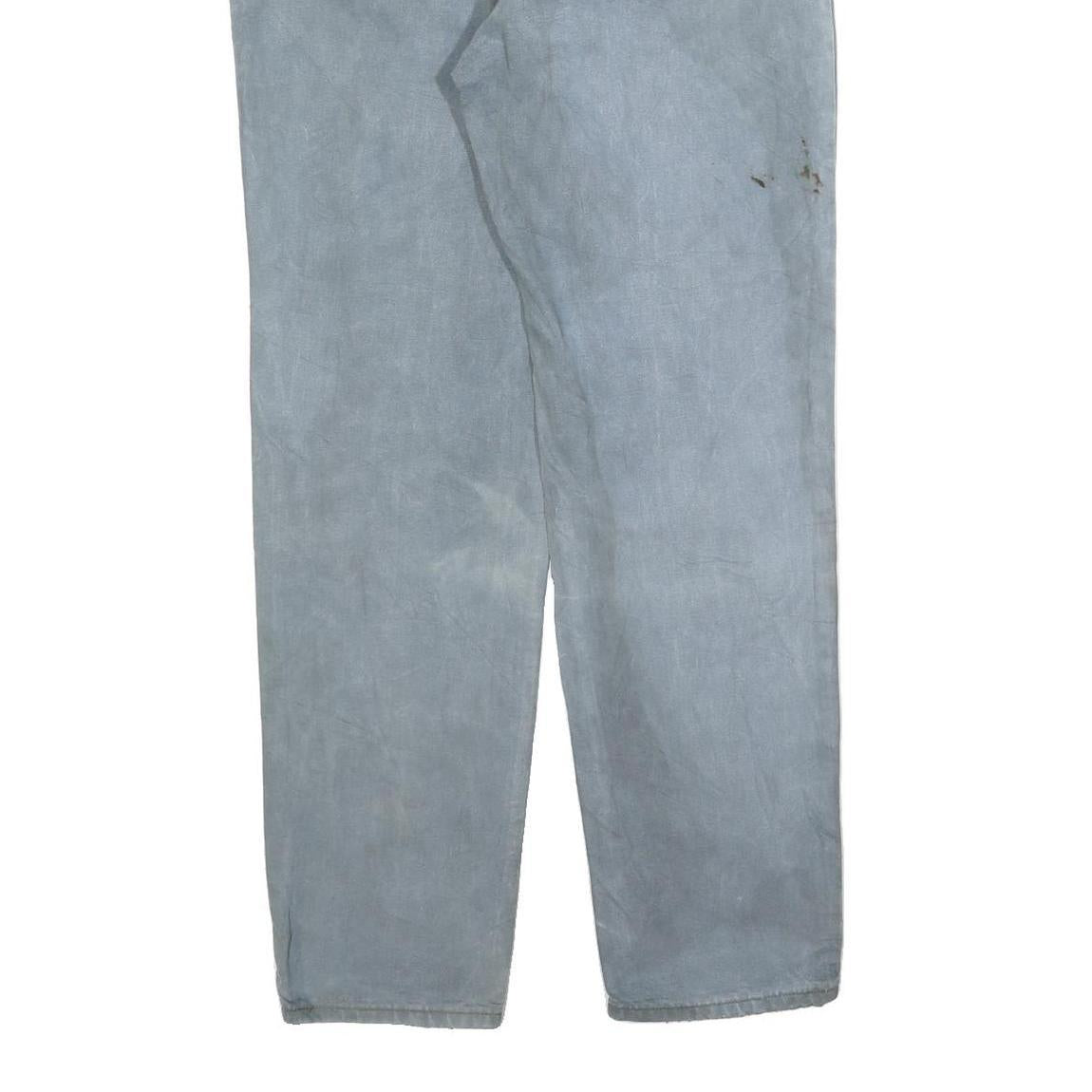 LEVI'S Mens Jeans Blue Regular Straight Denim Light W32 L34 Classic Cotton Blend