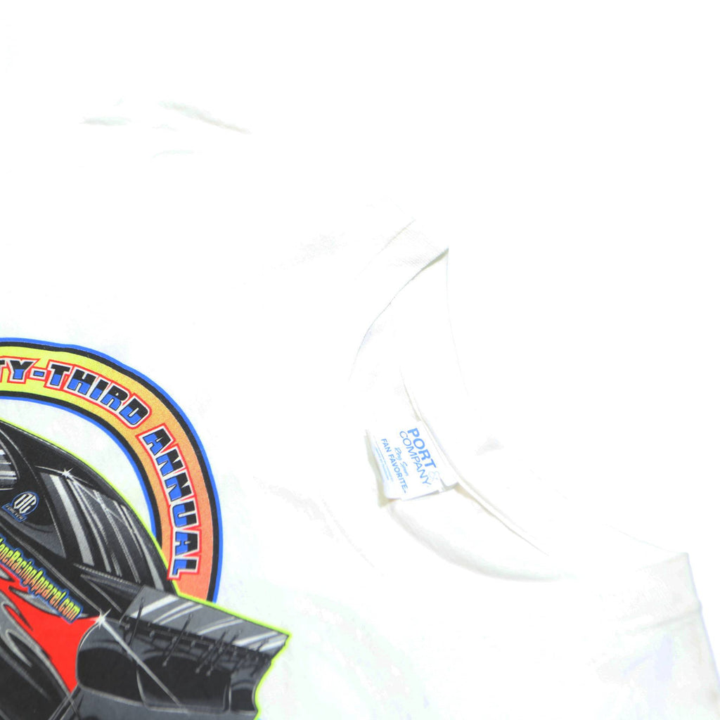 PORT&COMPANY Mens White Snowball Derby 2020 Graphic T-Shirt XL Short Sleeve Crew