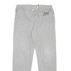 JACK WILLS Mens Joggers Grey XS W30 L29 Cotton Blend Slim Tapered Fit JW Logo