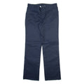 DICKIES Womens Trousers Blue Regular Straight W32 L32