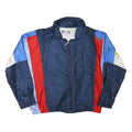 SERGIO TACCHINI Mens Navy Blue Red Polyester Blend Track Jacket L Zip Sportswear
