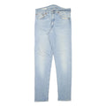 LEVI'S Mens Slim Light Blue Denim Slim Jeans W26 L27 Classic Zip Pockets