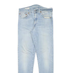 LEVI'S Mens Slim Light Blue Denim Slim Jeans W26 L27 Classic Zip Pockets