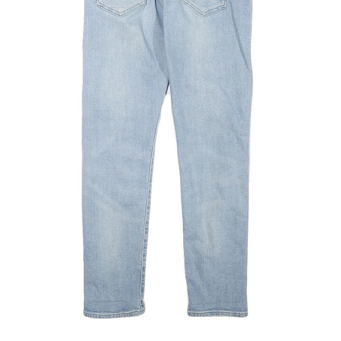 LEVI'S Mens Slim Light Blue Denim Slim Jeans W26 L27 Classic Zip Pockets