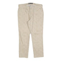 LEVI'S Womens Jeans Beige Slim Straight Denim Light W28 L25 Stylish Patterned
