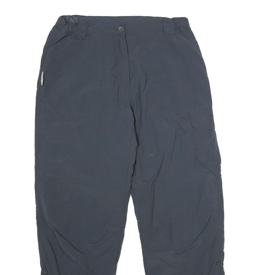 SALEWA Womens Polyamide Blue Regular Straight Trousers W28 L30 Outdoor Hiking