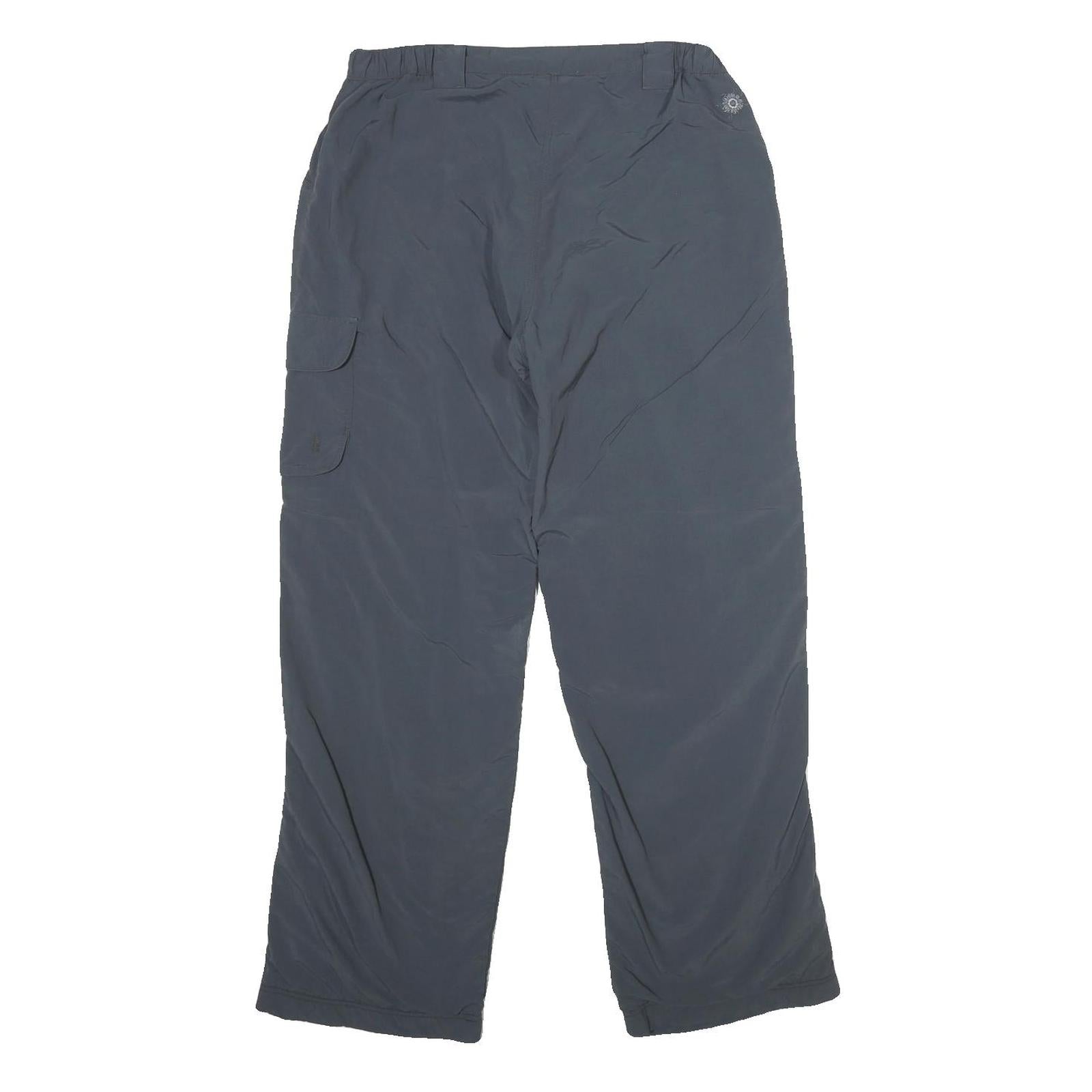 SALEWA Womens Polyamide Blue Regular Straight Trousers W28 L30 Outdoor Hiking