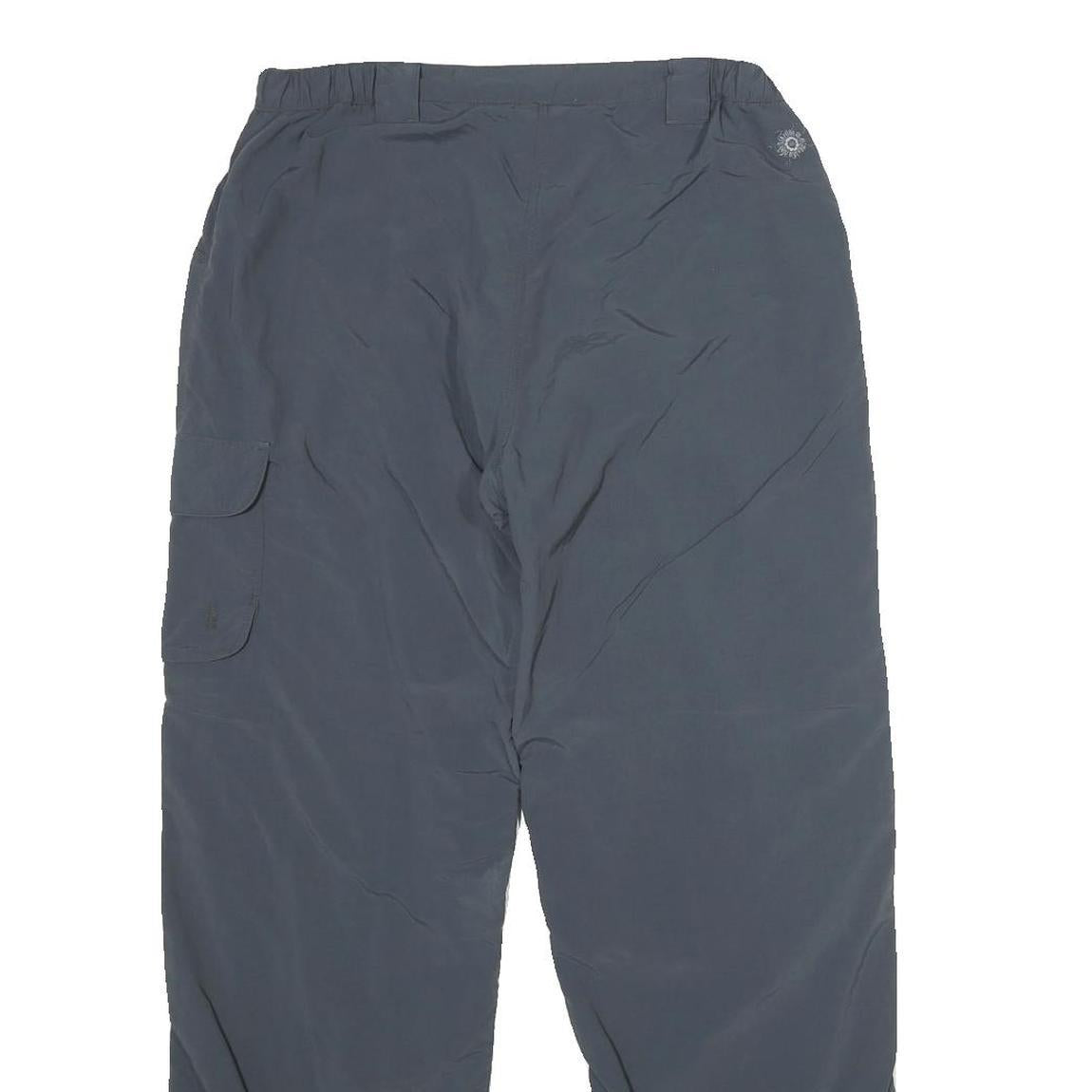 SALEWA Womens Polyamide Blue Regular Straight Trousers W28 L30 Outdoor Hiking