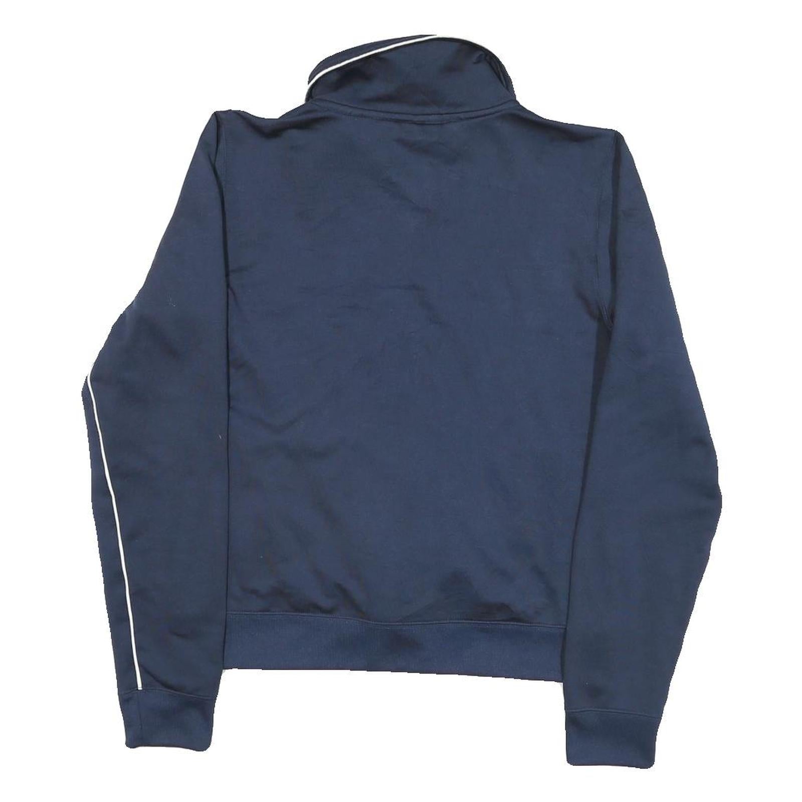 TOMMY JEANS Mens Blue Navy Track Jacket L Polyester Blend Zip Casual Sports