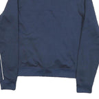 TOMMY JEANS Mens Blue Navy Track Jacket L Polyester Blend Zip Casual Sports