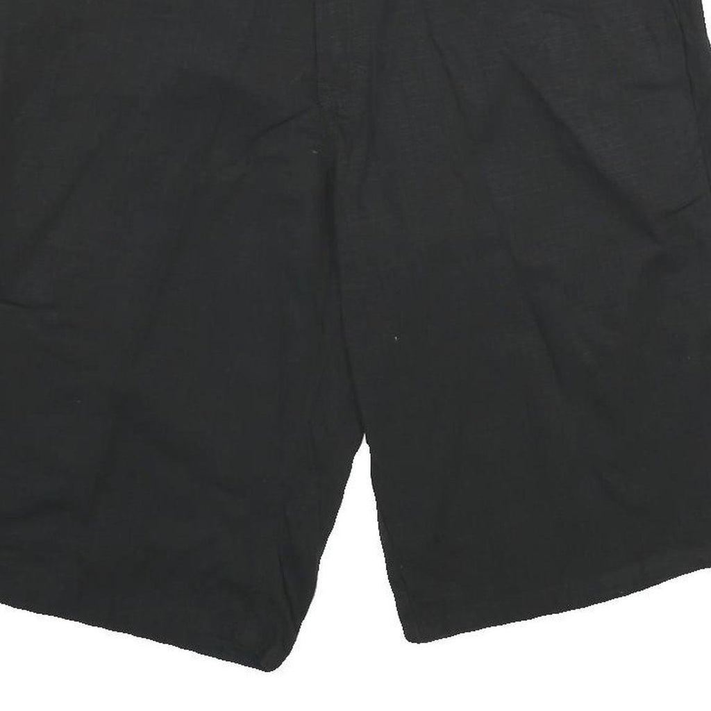 DICKIES Mens Shorts Black Casual Relaxed Fit Work L W36 Polyester Blend