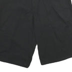 DICKIES Mens Shorts Black Casual Relaxed Fit Work L W36 Polyester Blend