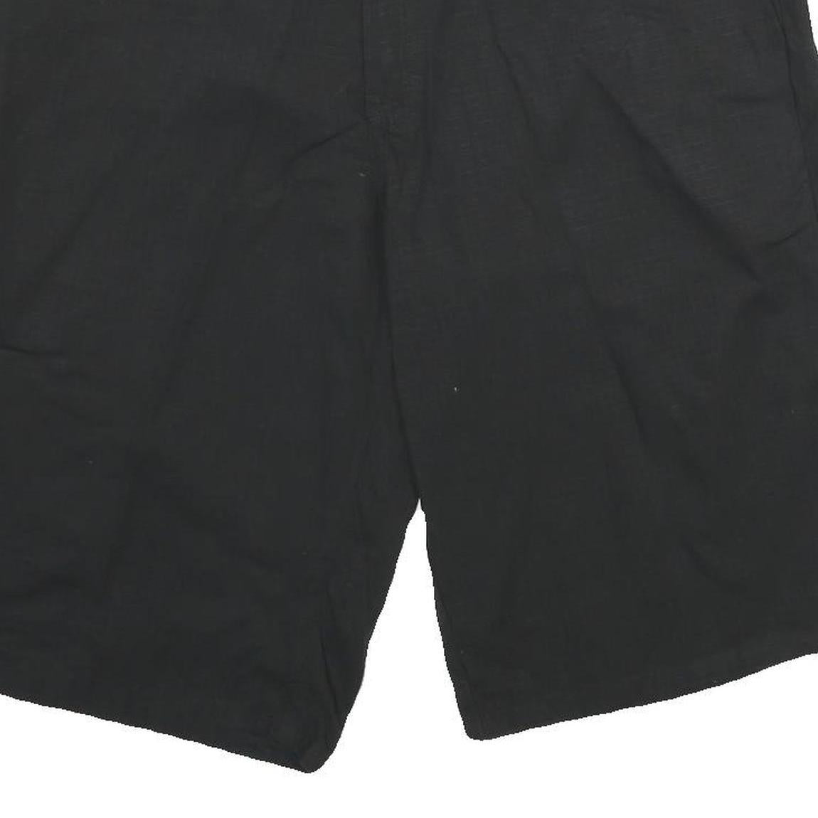 DICKIES Mens Shorts Black Casual Relaxed Fit Work L W36 Polyester Blend