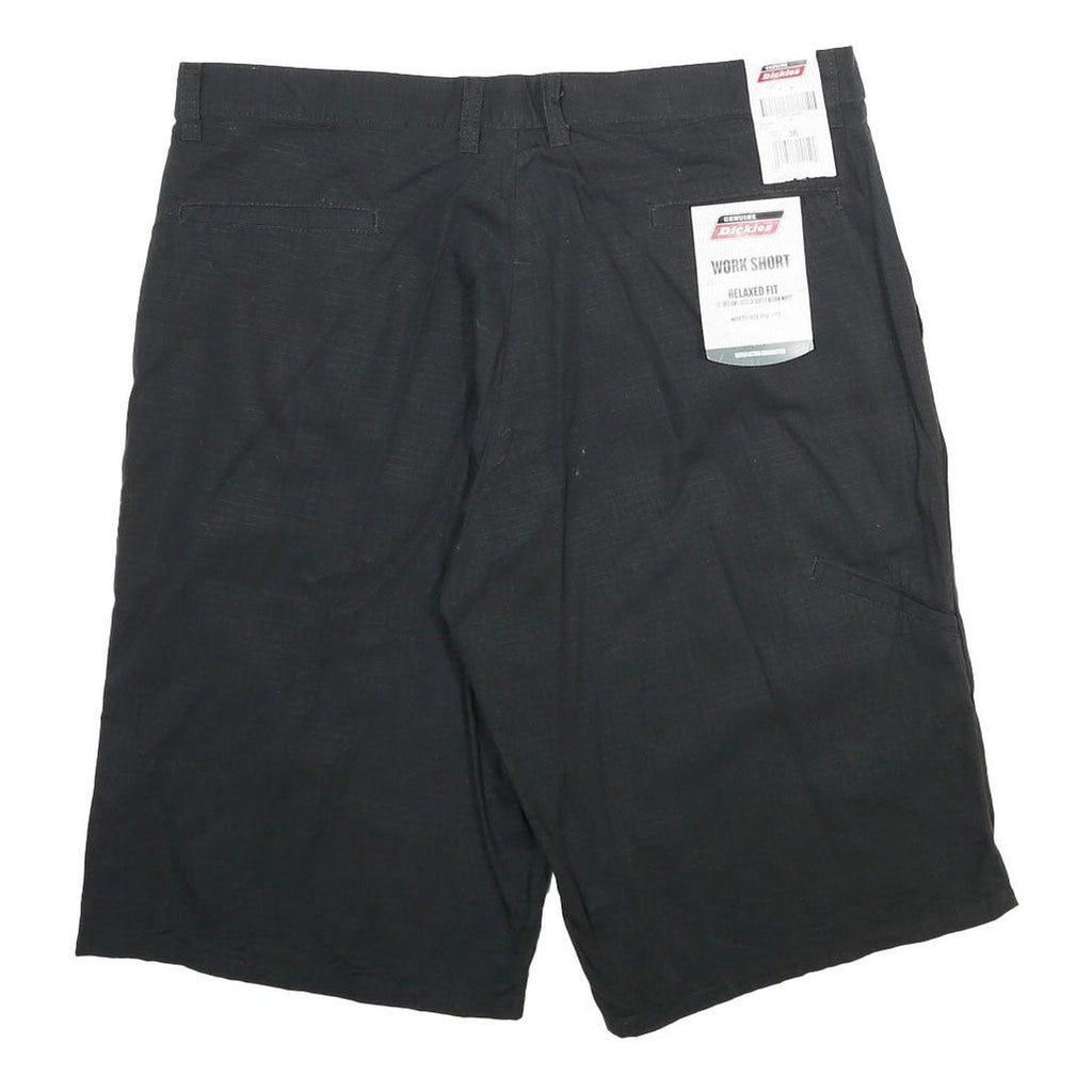 DICKIES Mens Shorts Black Casual Relaxed Fit Work L W36 Polyester Blend