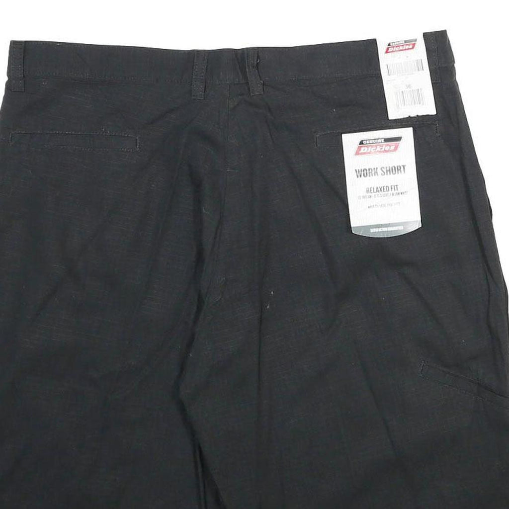 DICKIES Mens Shorts Black Casual Relaxed Fit Work L W36 Polyester Blend