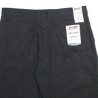 DICKIES Mens Shorts Black Casual Relaxed Fit Work L W36 Polyester Blend