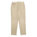 CALVIN KLEIN Womens Regular Fit Beige Cotton Denim Jeans W31 L32 Classic Comfort