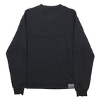 ADIDAS Girls Black Sweatshirt V-Neck 14Y Cotton Blend Sports Casual