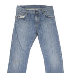 CARHARTT Mens Jeans Blue Regular Straight Denim Light W32 L28 Workwear Casual