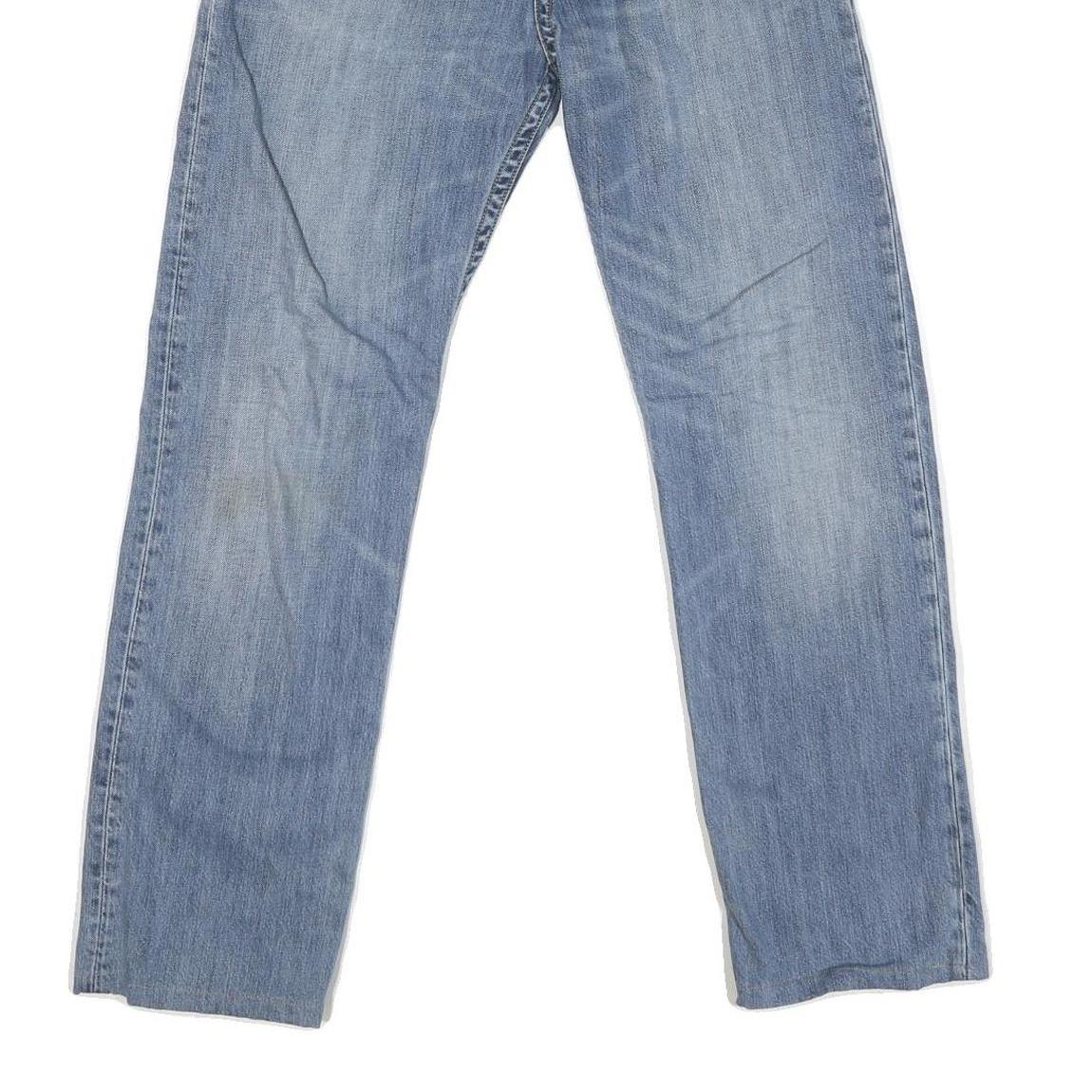 CARHARTT Mens Jeans Blue Regular Straight Denim Light W32 L28 Workwear Casual