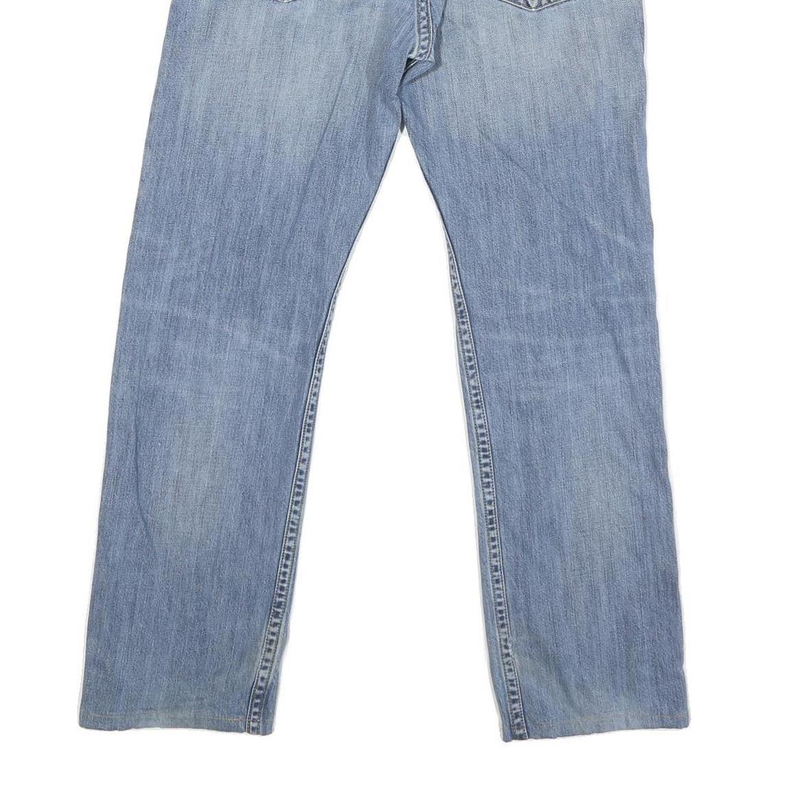 CARHARTT Mens Jeans Blue Regular Straight Denim Light W32 L28 Workwear Casual