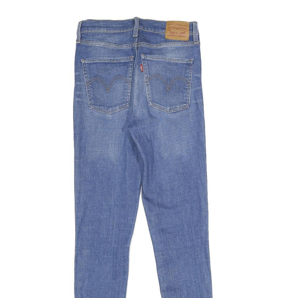 LEVI'S Mile High Super Skinny Womens Jeans Blue Denim Regular Fit Skinny W28 L32