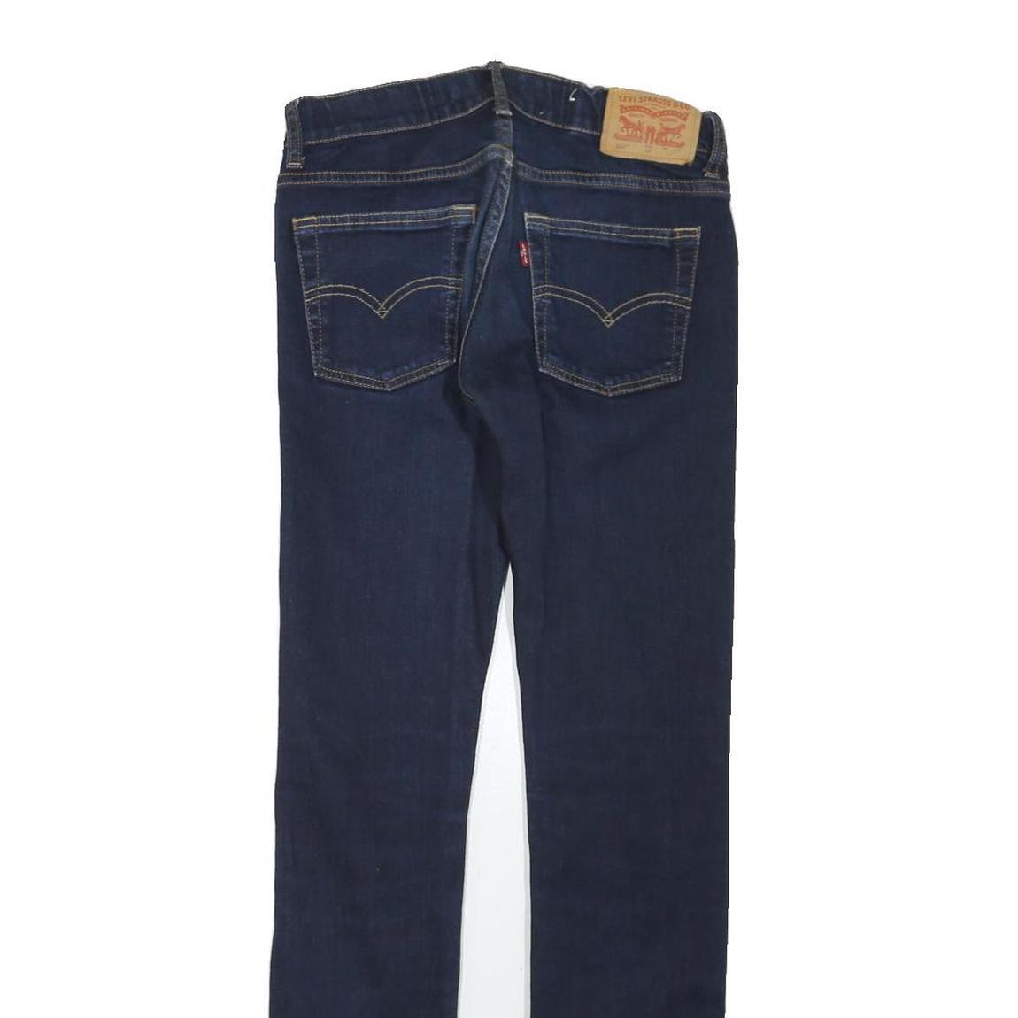 LEVI'S 510 Womens Slim Skinny Denim Dark W28 L30 Classic Zip Jeans