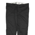 DICKIES Mens Cotton Blend Black Regular Straight Trousers W44 L29 Workwear