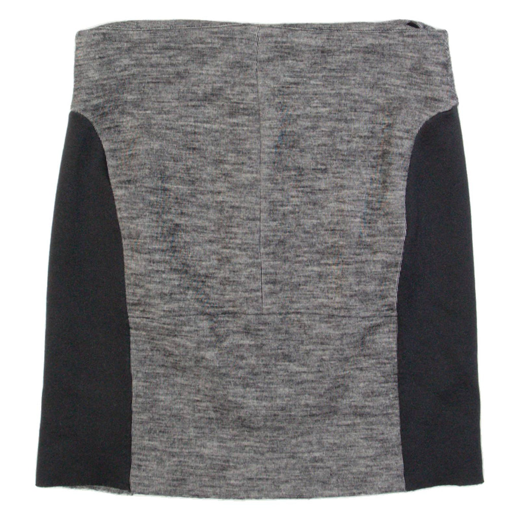 SEE BY CHLOE Womens Pencil Skirt Grey Short Wool UK 12