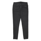 LEVI'S Womens Jeans Black Regular Skinny Denim Raw W28 L30 Classic Cotton Blend