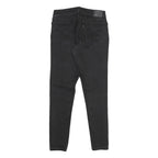 LEVI'S Womens Jeans Black Regular Skinny Denim Raw W28 L30 Classic Cotton Blend