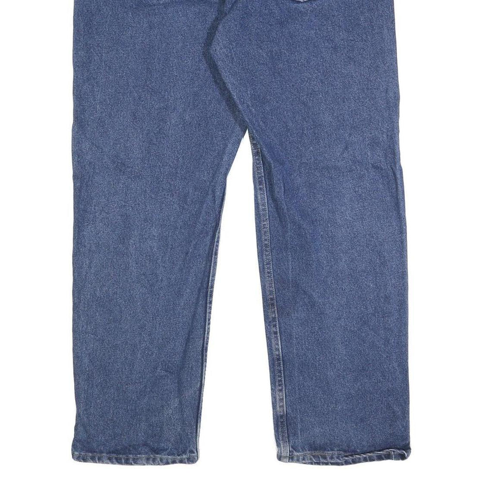 WRANGLER Mens Jeans Blue Regular Straight Denim Medium W36 L30 Classic Style