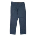 DICKIES Workwear Womens Trousers Blue Slim Tapered W33 L32