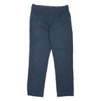DICKIES Workwear Womens Trousers Blue Slim Tapered W33 L32