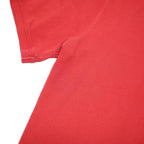 TOMMY HILFIGER Mens Red Short Sleeve Plain L Polo Shirt Cotton Blend